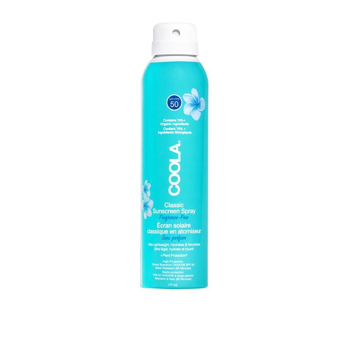 COOLA Classic Body Spray Fragrance-Free SPF 50 - 177 ml