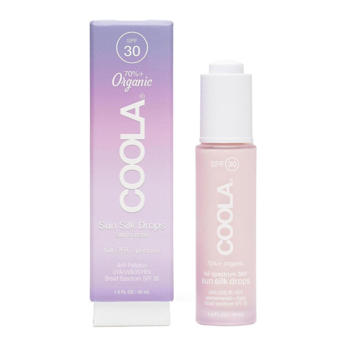 COOLA Full Spectrum 360 ° Sun Silk Drops SPF 30, 30 ml.