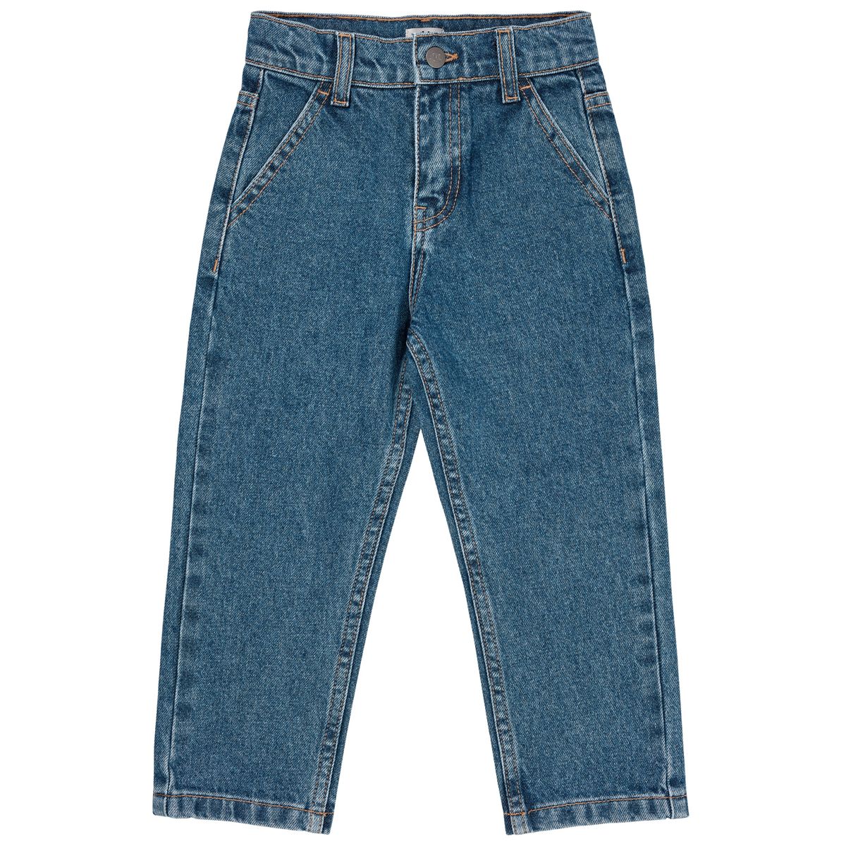 Copenhagen Colors Organic Junior Jeans - Indigo Blue Washed - 98 cm