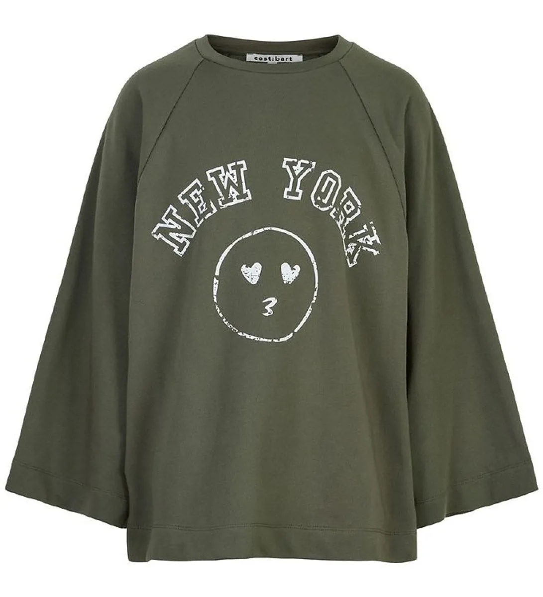 Cost:Bart Sweatshirt - Oversize - CBSol - Deep Lichen Green