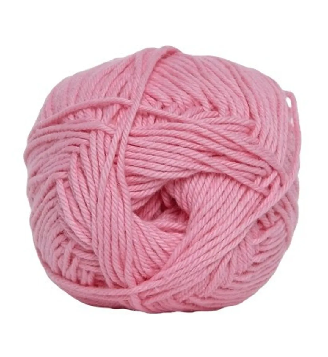 Cotton nr. 8, baby lyserød, 50 g, nr. 410