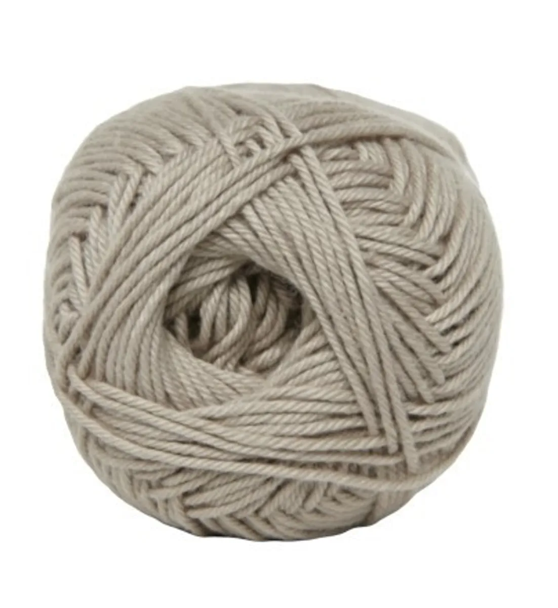 Cotton nr. 8, mørk beige, 50 g, nr. 4950