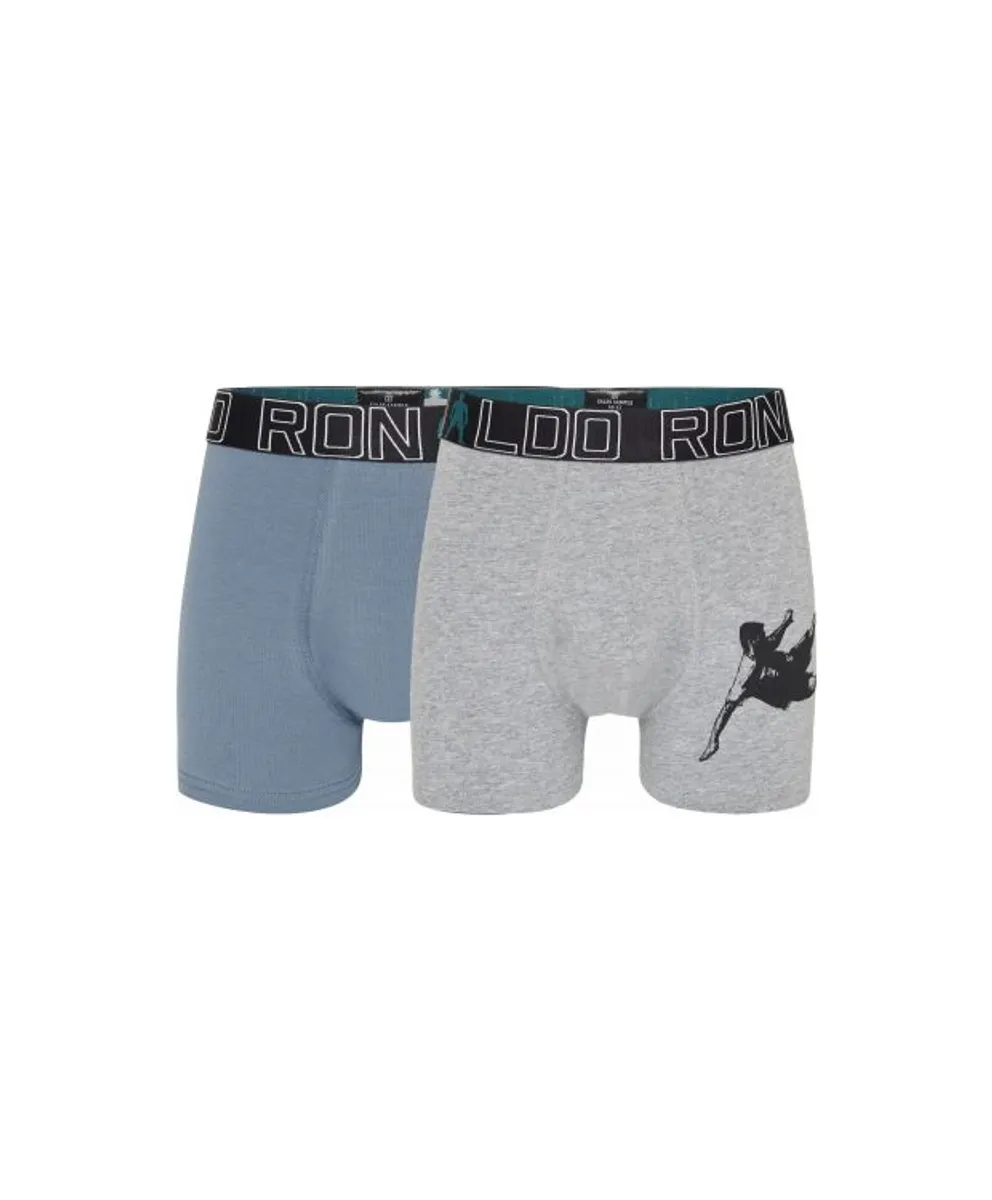 CR7 Boys's multifarvet trunk 2-pak til drenge