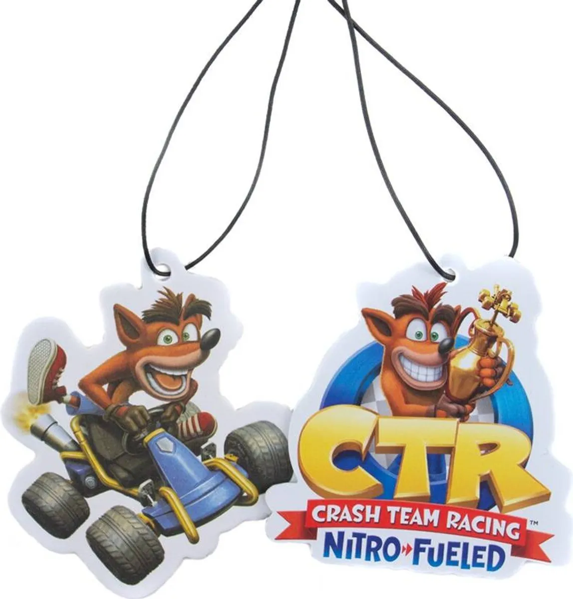 Crash Bandicoot Team Racing - Luftfrisker Til Bil - 2 Stk