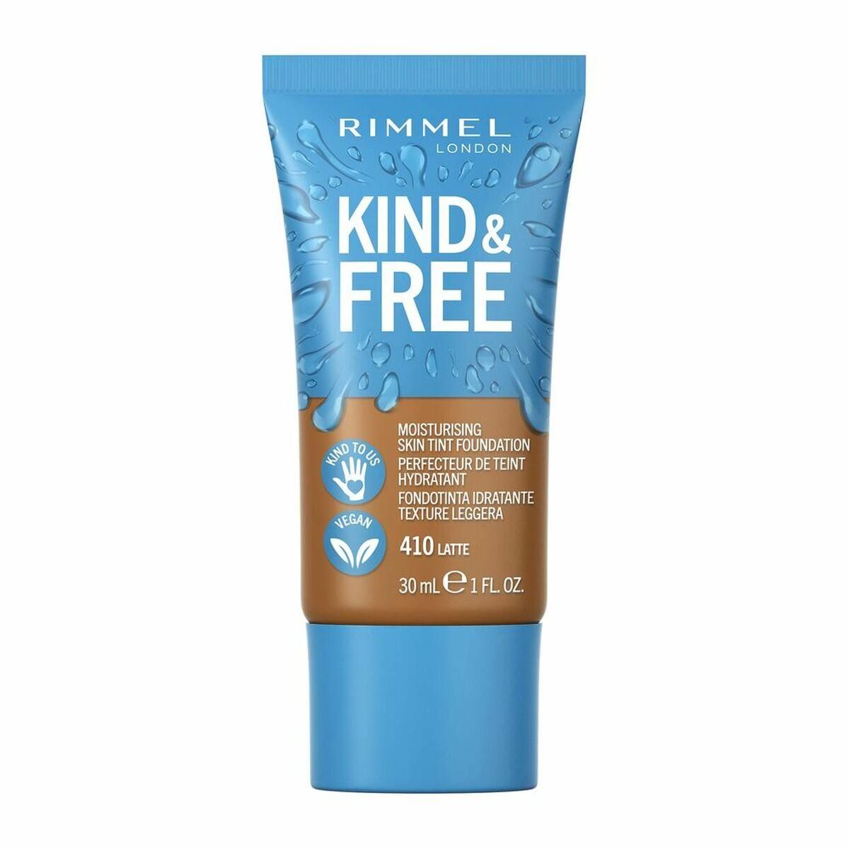 Cremet Make Up Foundation Rimmel London Kind & Free 410-latte (30 ml)