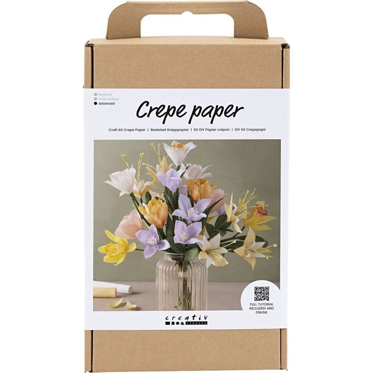 Crepepapir - Blomster Diy Kit - Avanceret