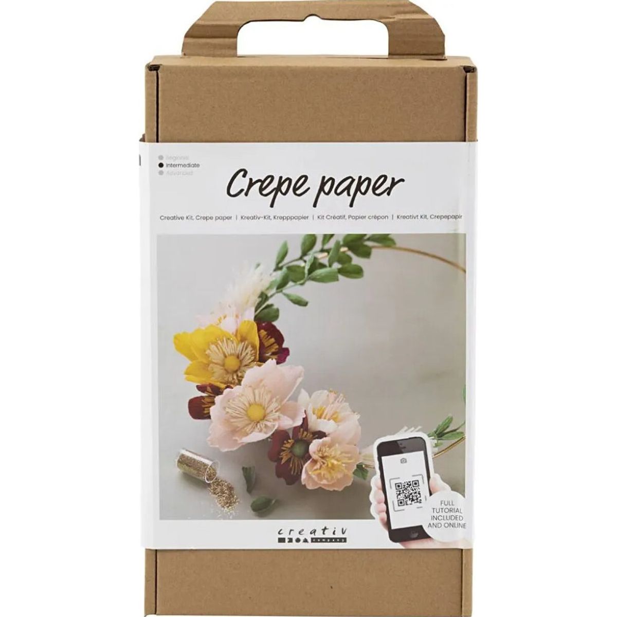 Crepepapir Blomster Diy Kit - Intermediate