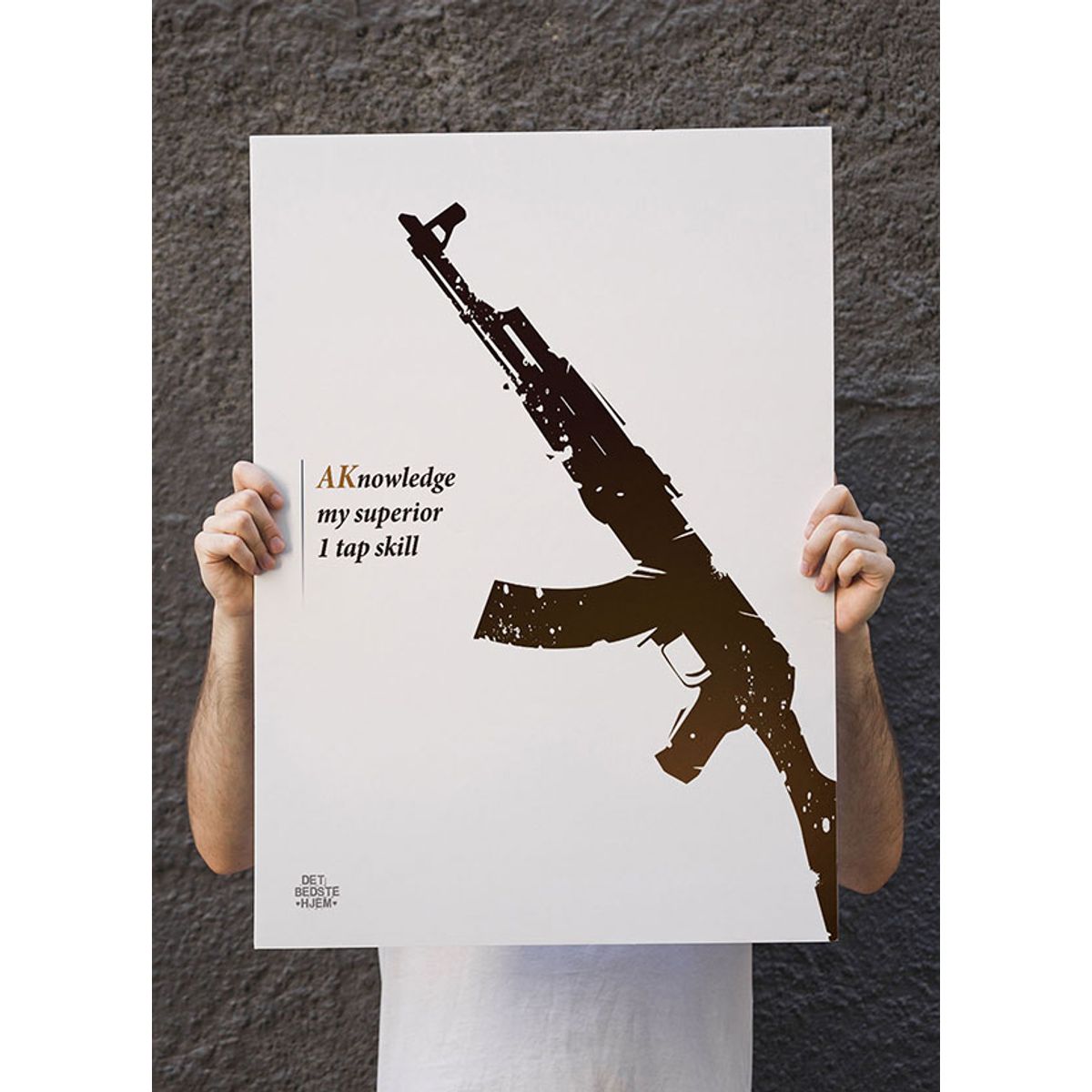 CSGO plakat - AK nowledge - 50 x 70 cm - Kr. 279,-