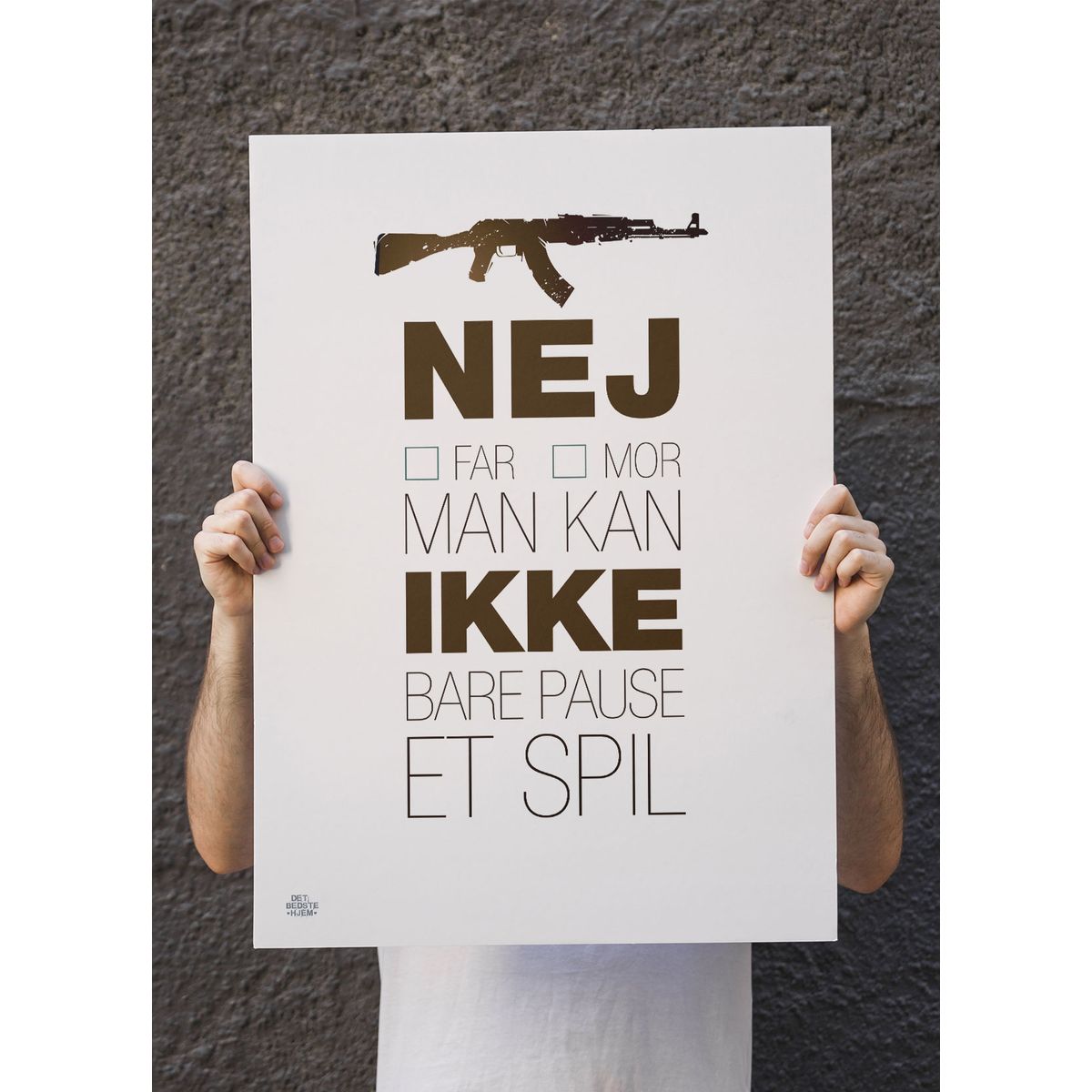 CSGO plakat - Nej til pause - Download PDF og print selv i mange formater - kr. 299