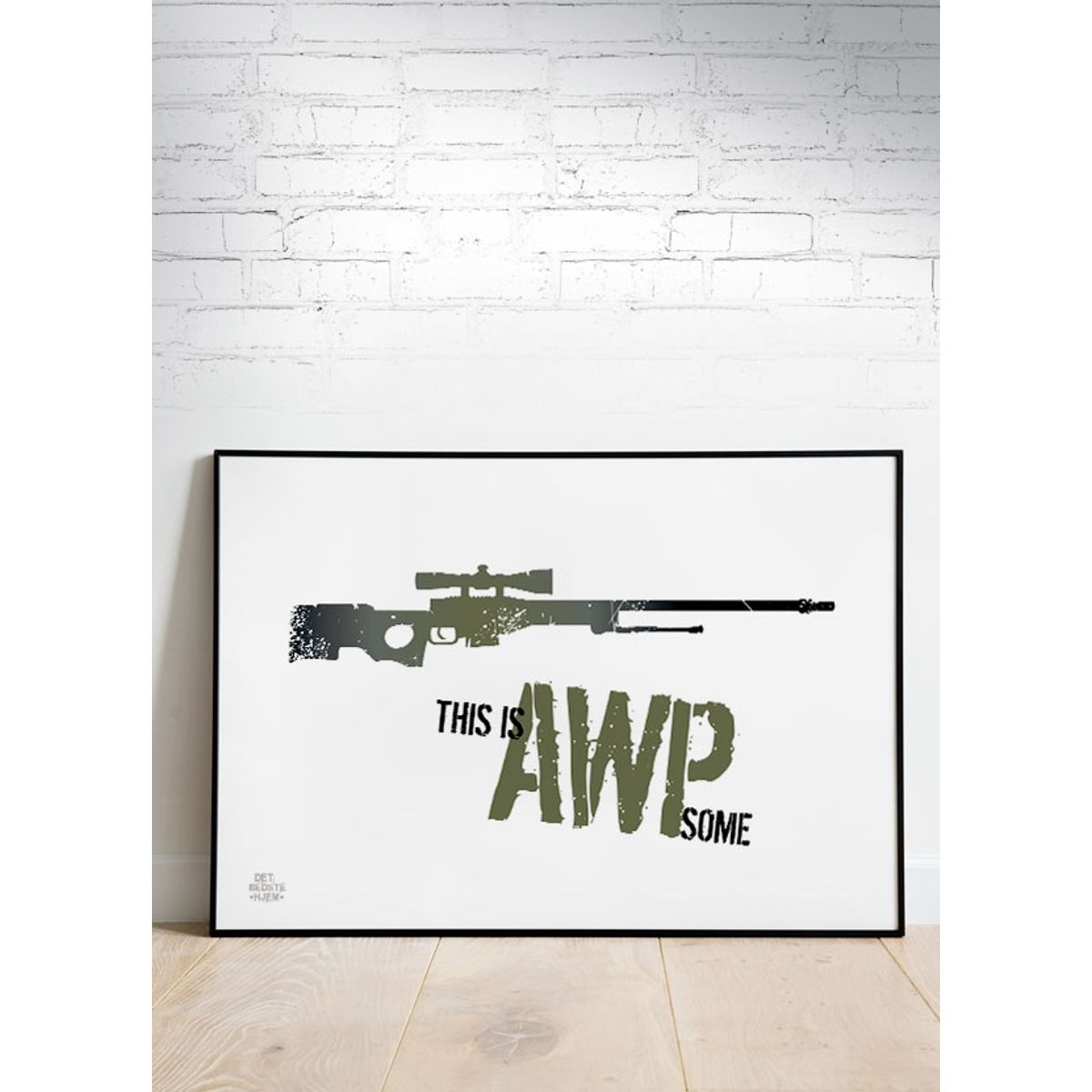 CSGO - This is AWPsome 2 (vandret) - 40 x 30 cm - Kr. 219,-