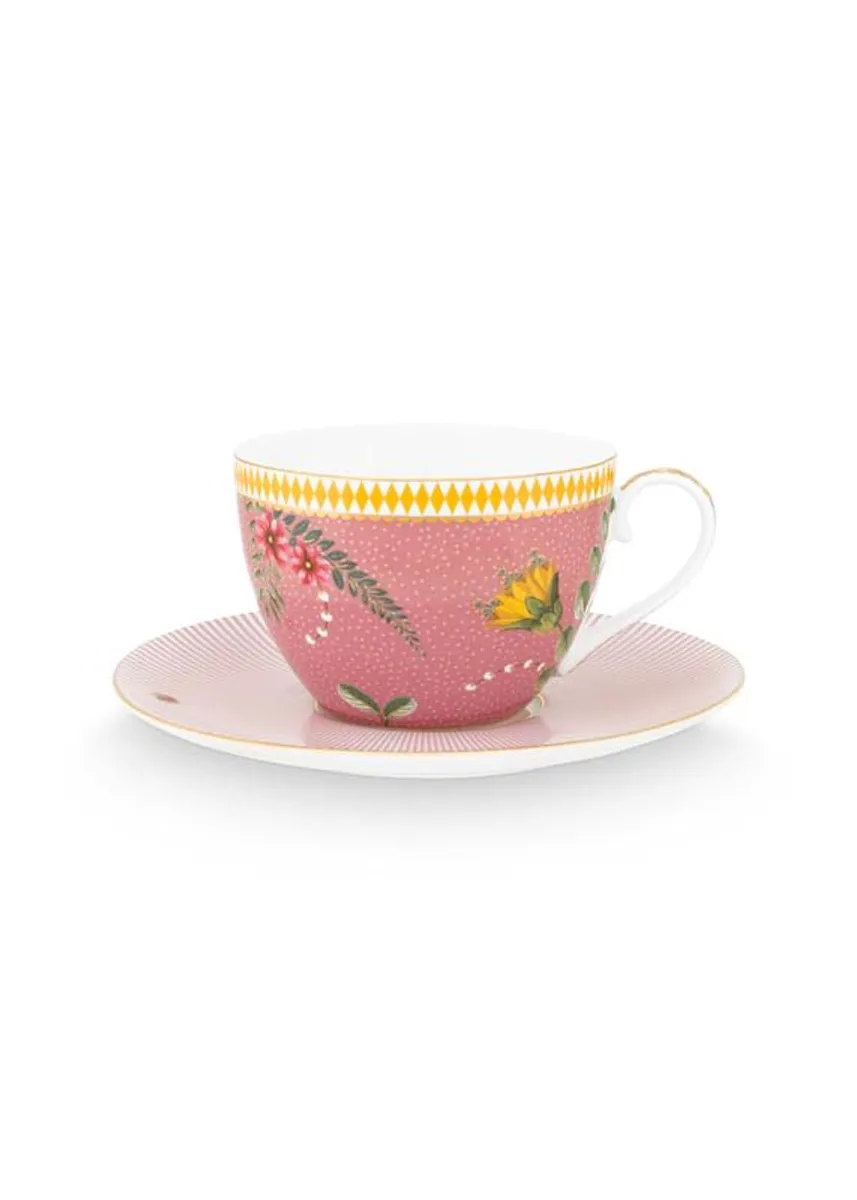 Cup & Saucer La Majorelle Pink 280ml