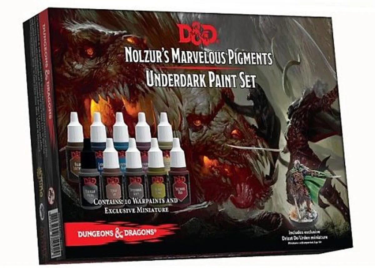 D&D Nolzur's Marvelous Pigments - Underdark Paint Set - 75004