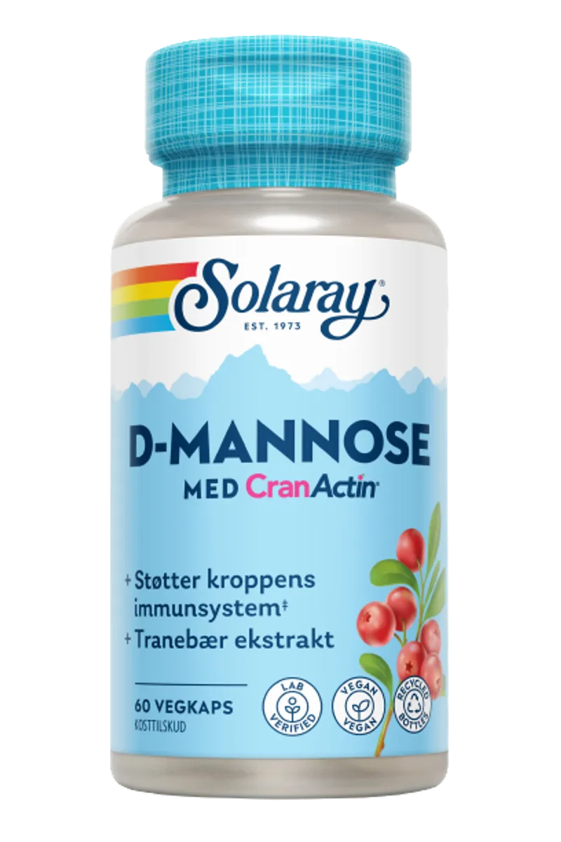 D-Mannose med CranActin - 60 kapsler