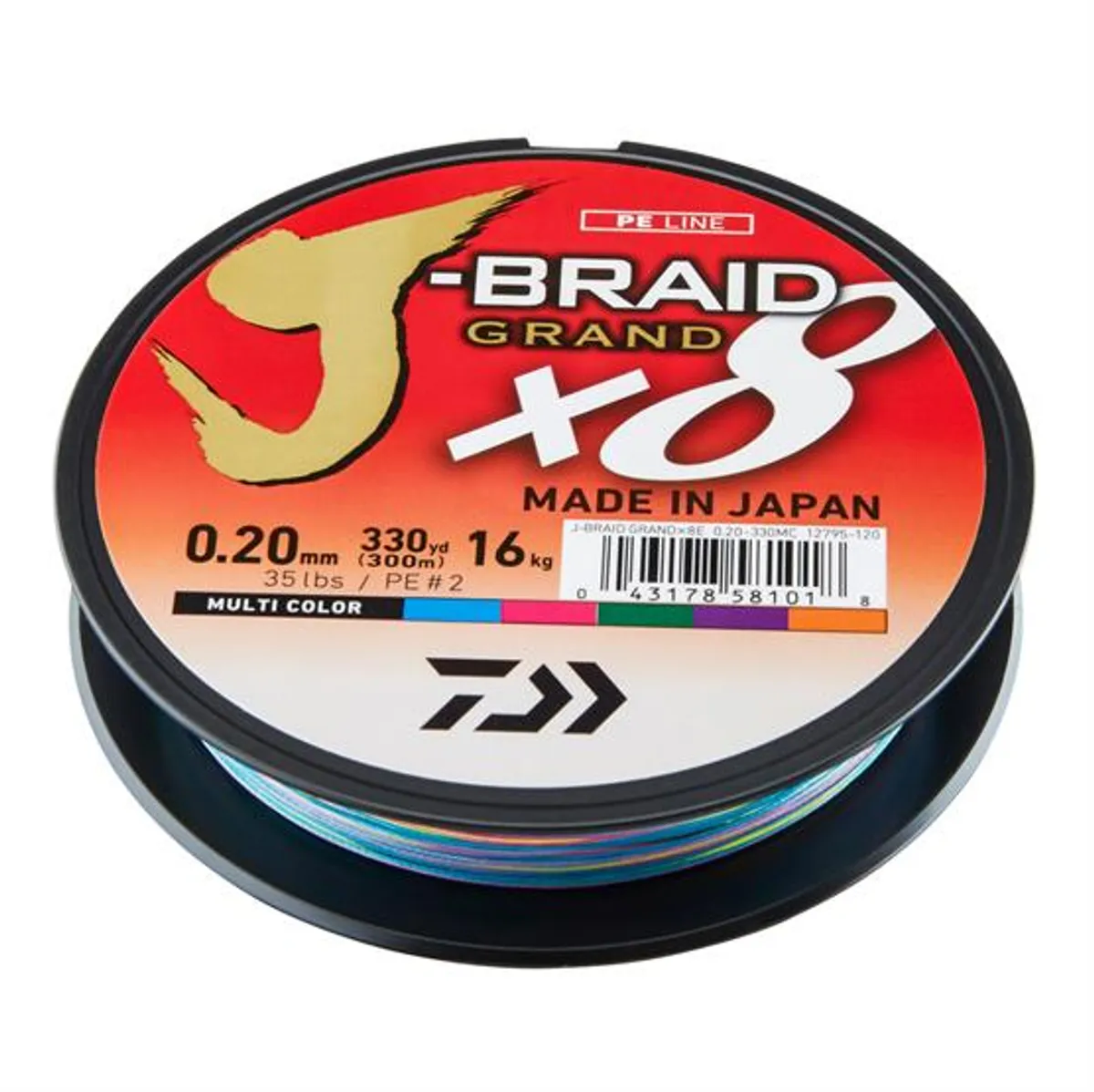 Daiwa J-Braid Grand X8 150m