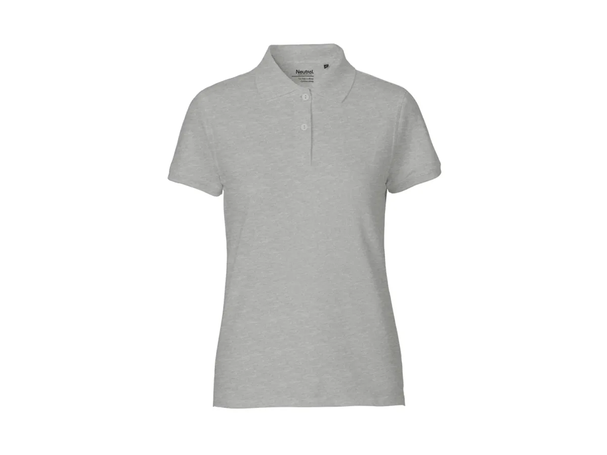 Dame Classic Polo Neutral O22980 str. L grå