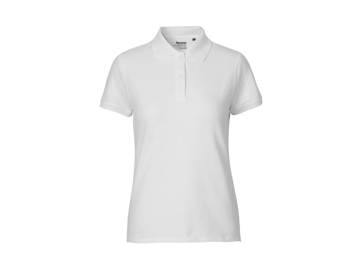 Dame Classic Polo Neutral O22980 str. L Hvid