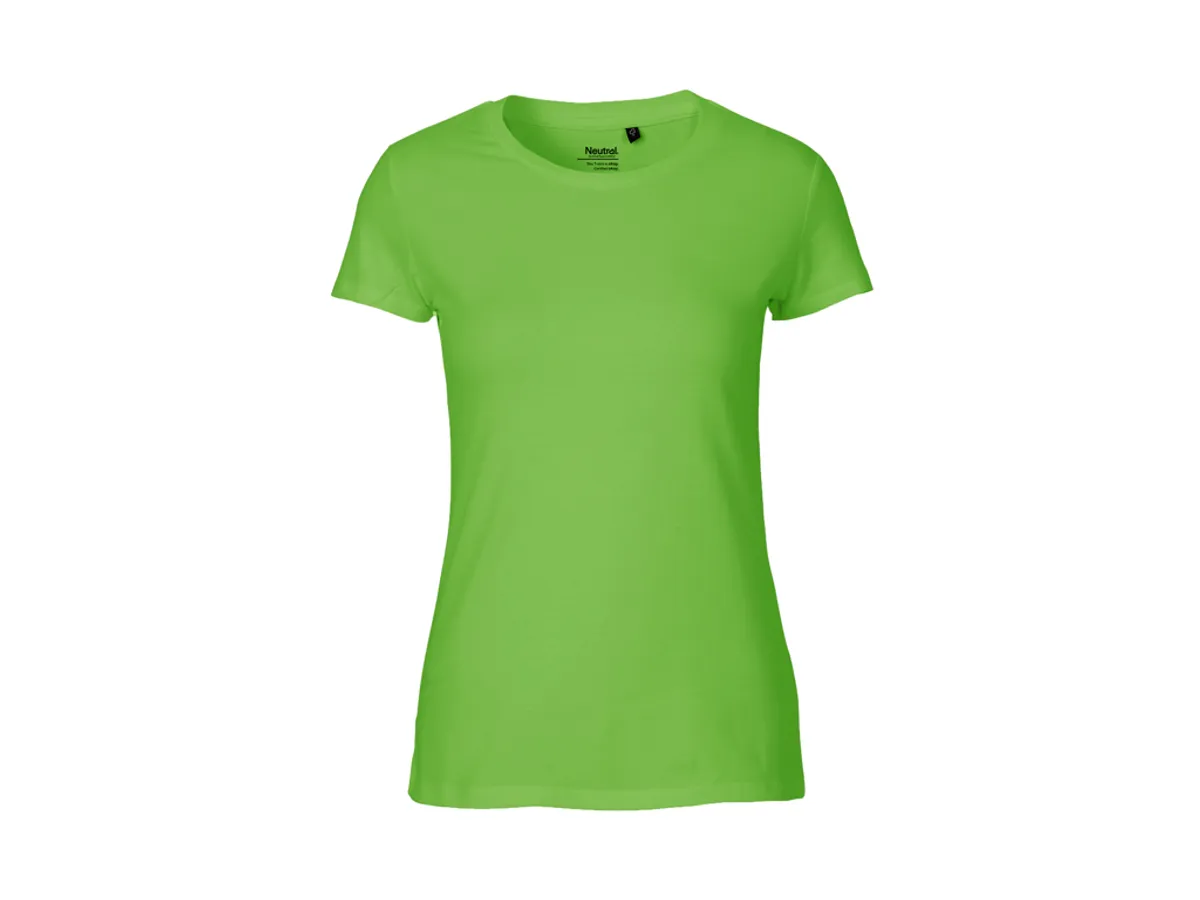 Dame Fit T-shirt Neutral O81001 str. L Lime