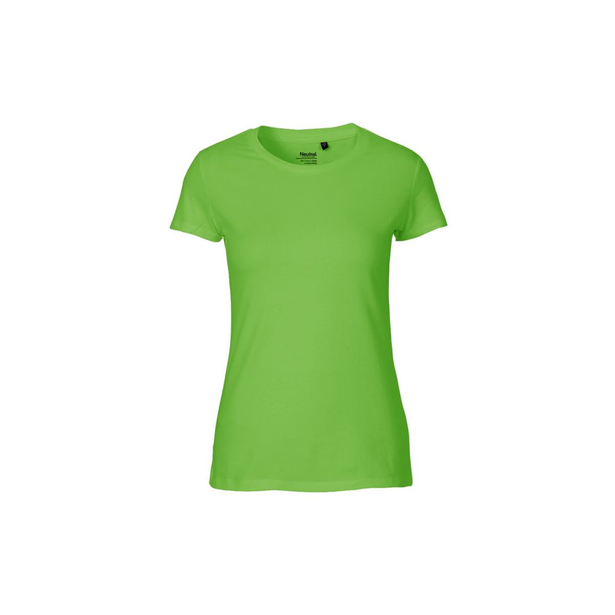 Dame Fit T-shirt Neutral O81001 str. XL Lime