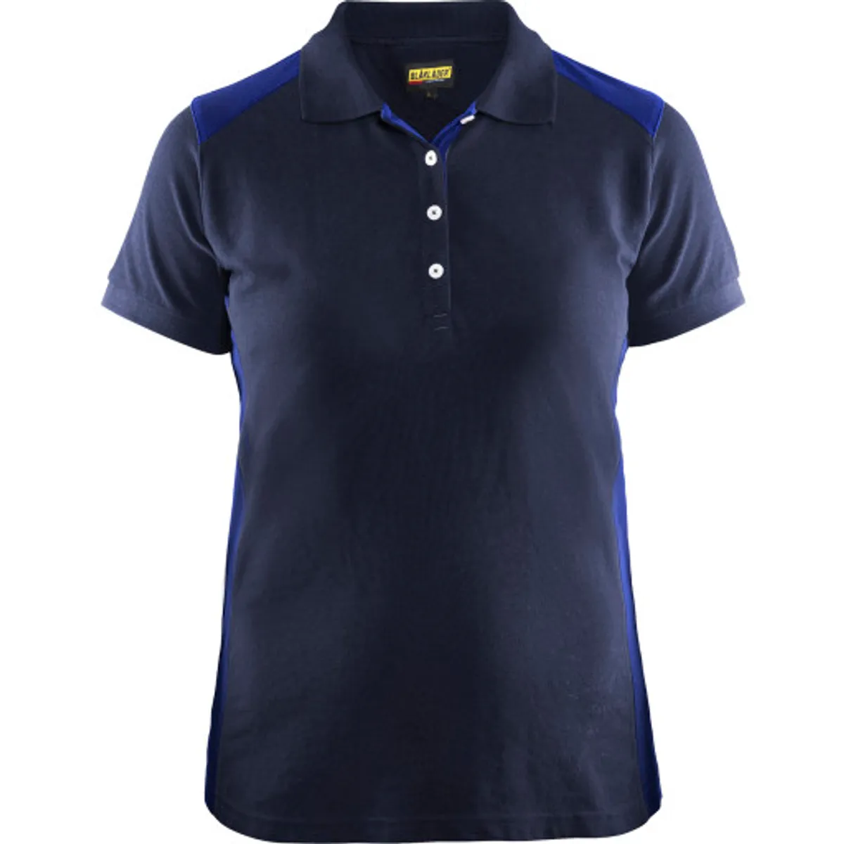 DAME POLOSHIRT MARINEBLÅ/KOBOL