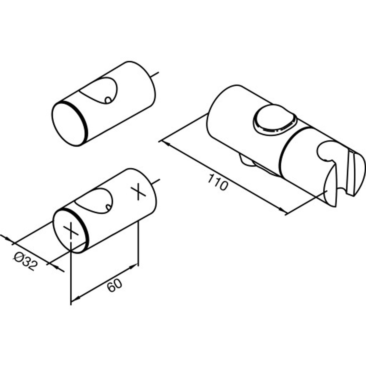 Damixa KIT GLIDER, ENDESTYKKER,