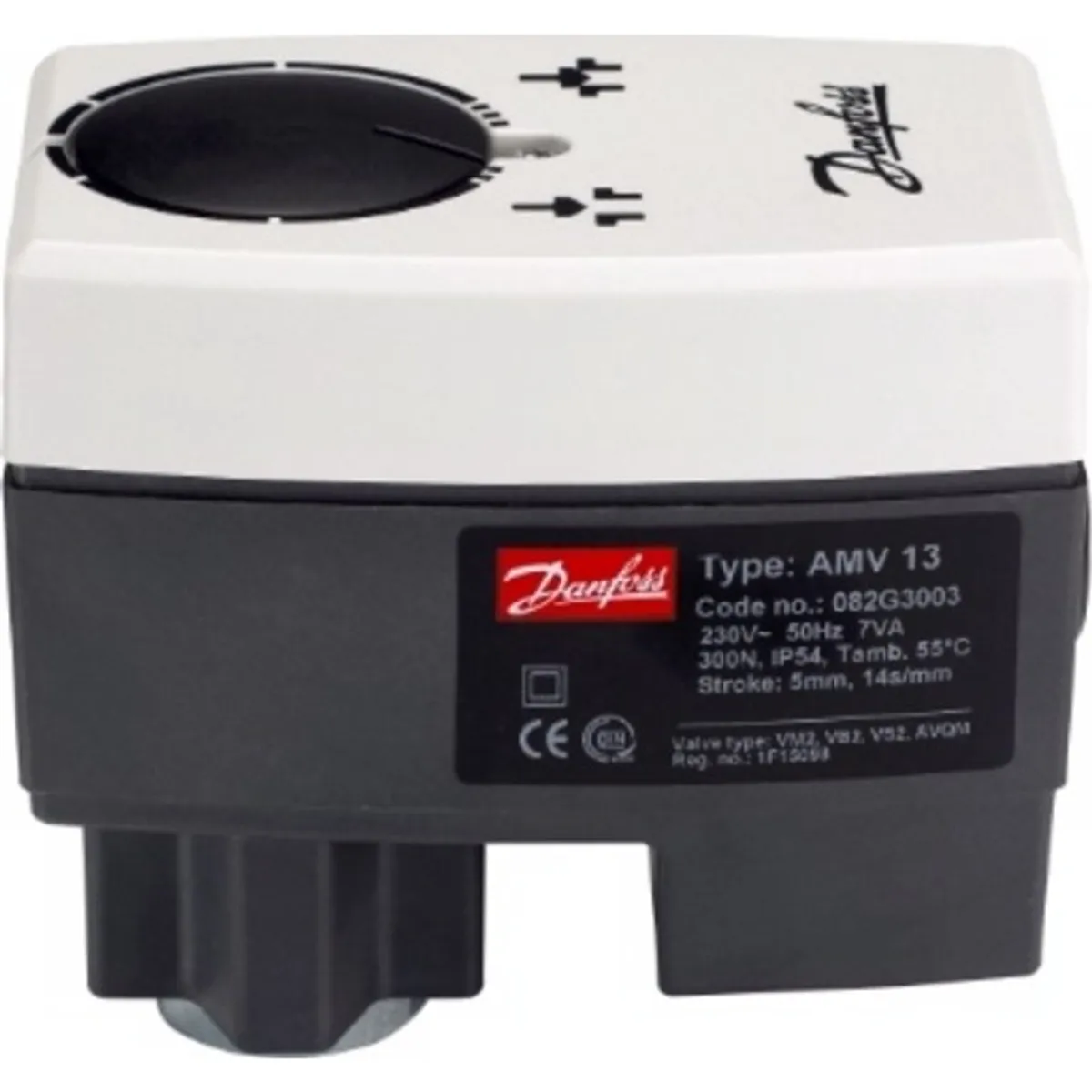 DANFOSS AMV 13, gearmotor, SPR RET, 230 V