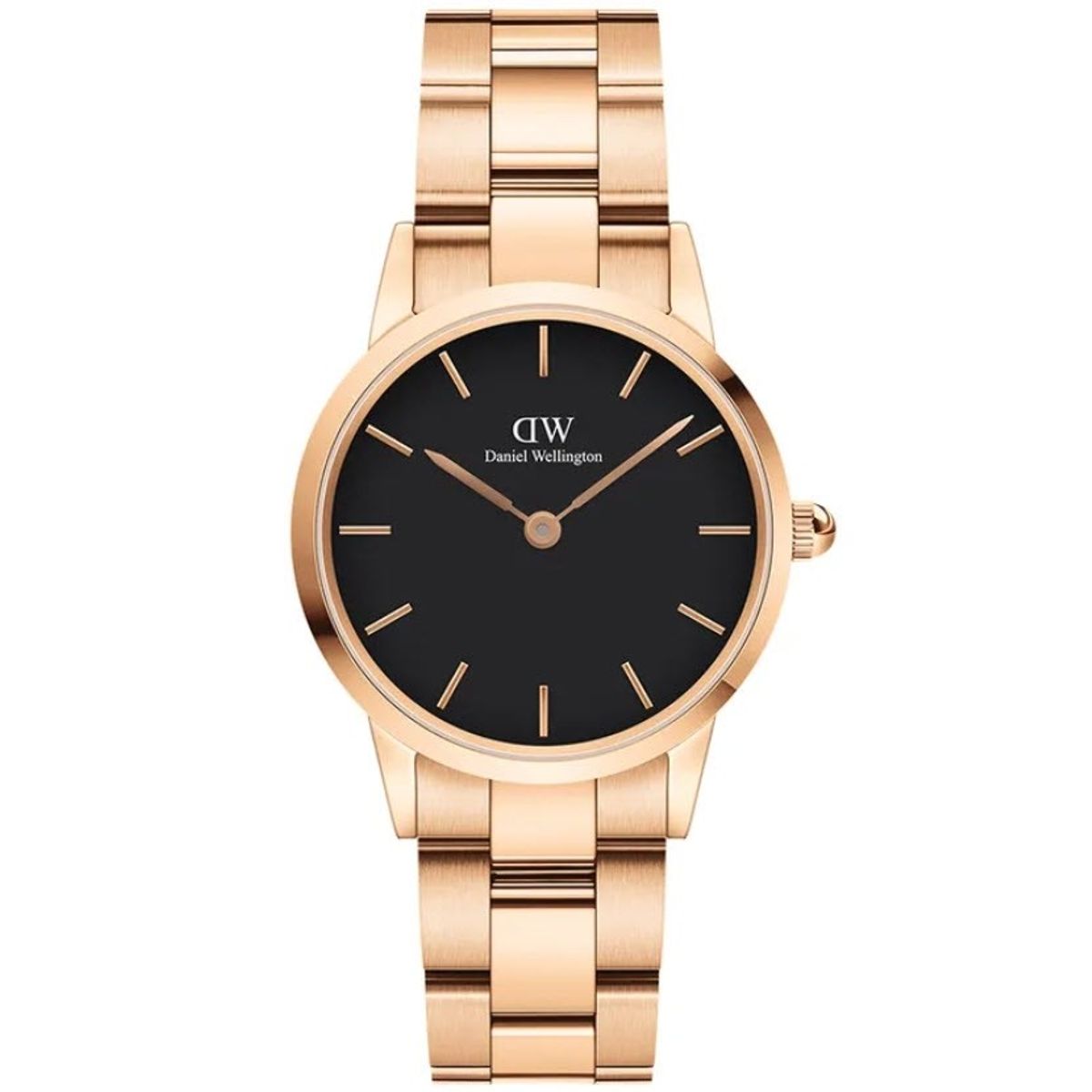 Daniel Wellington Iconic Link 28MM Rose Black ADW00100214 Ur til Dame