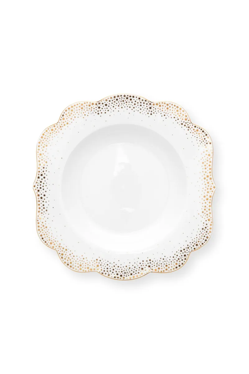 Deep Plate Royal Winter White 23.5cm