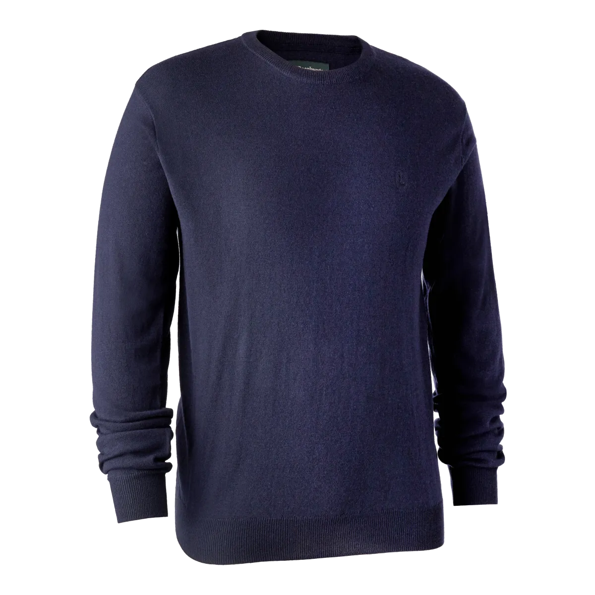 Deerhunter Kingston Strik med rund hals Dark Blue S