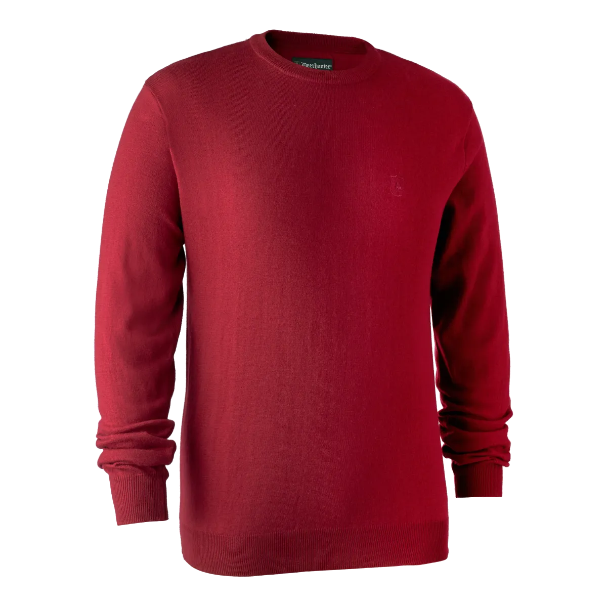 Deerhunter Kingston Strik med rund hals Red XL