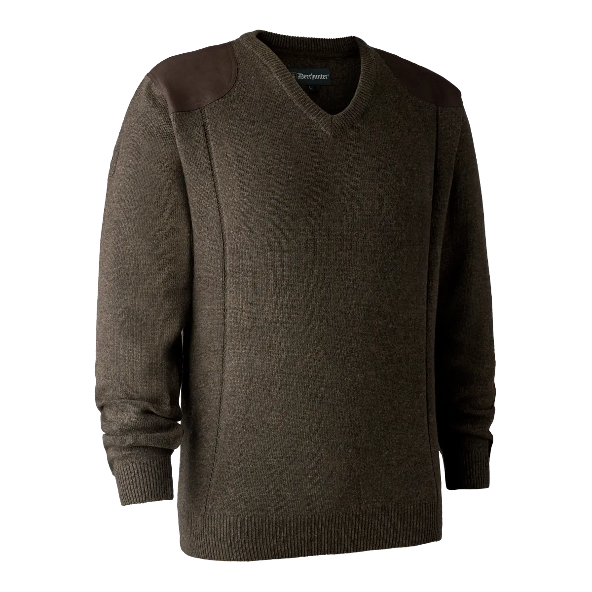 Deerhunter Sheffield Strik med V-hals Dark Elm 2XL