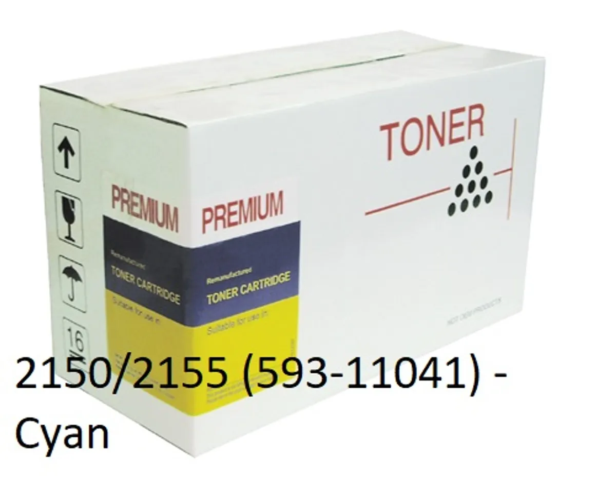 Dell 2150/2155 Cyan Toner Kompatibel