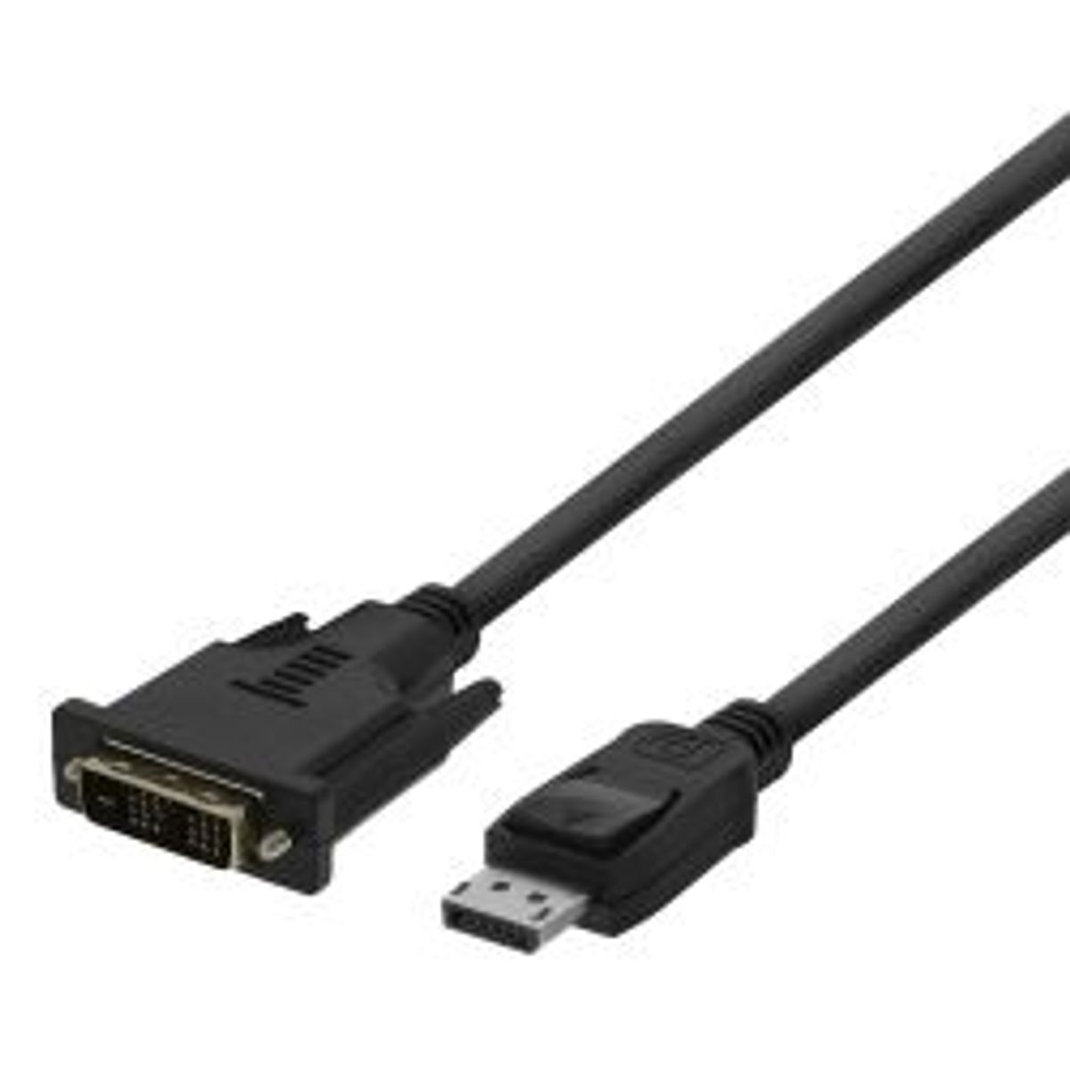 Deltaco Displayport - Dvi-d Single Link Cable, 2m - Ledning