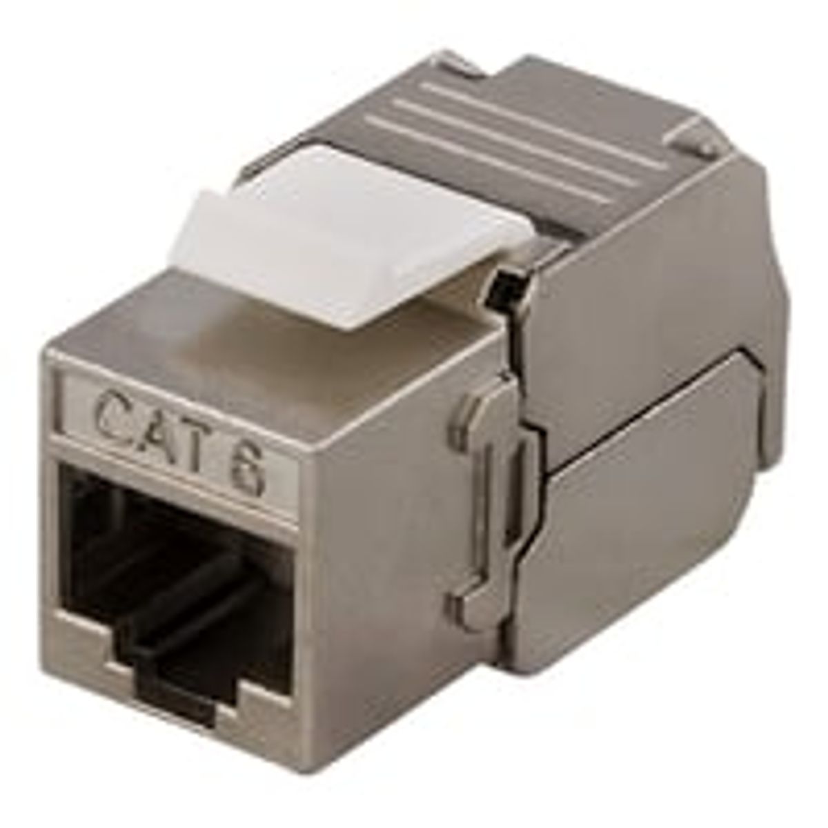 DELTACO FTP Cat6 Keystone connector, "Tool-free"