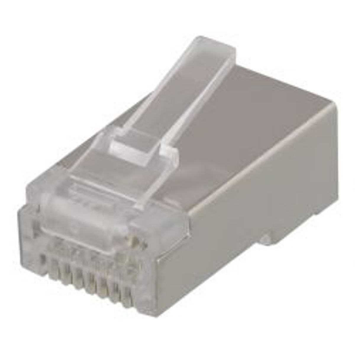 Deltaco Rj45 Connector For Patch Cable, Cat6a, Shielded, 20pcs - Stik