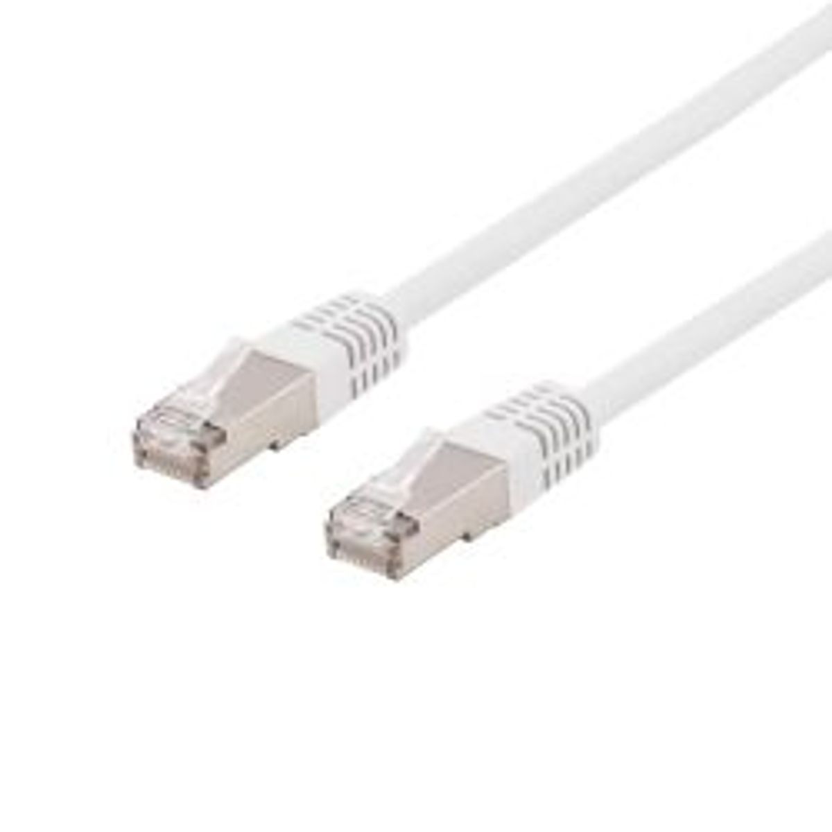 Deltaco S/ftp Cat6 Patch Cable, Lszh, 0.5m, White - Ledning