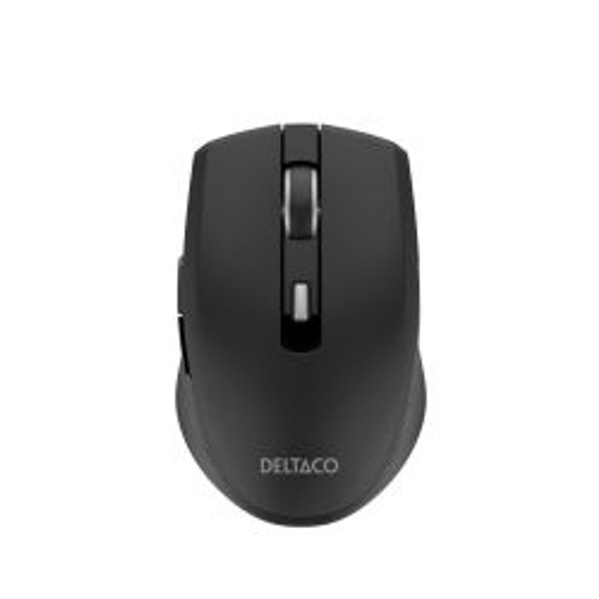 Deltaco Silent Wireless Usb-c Travel Mouse With Usb-c Receiver,black - Computermus