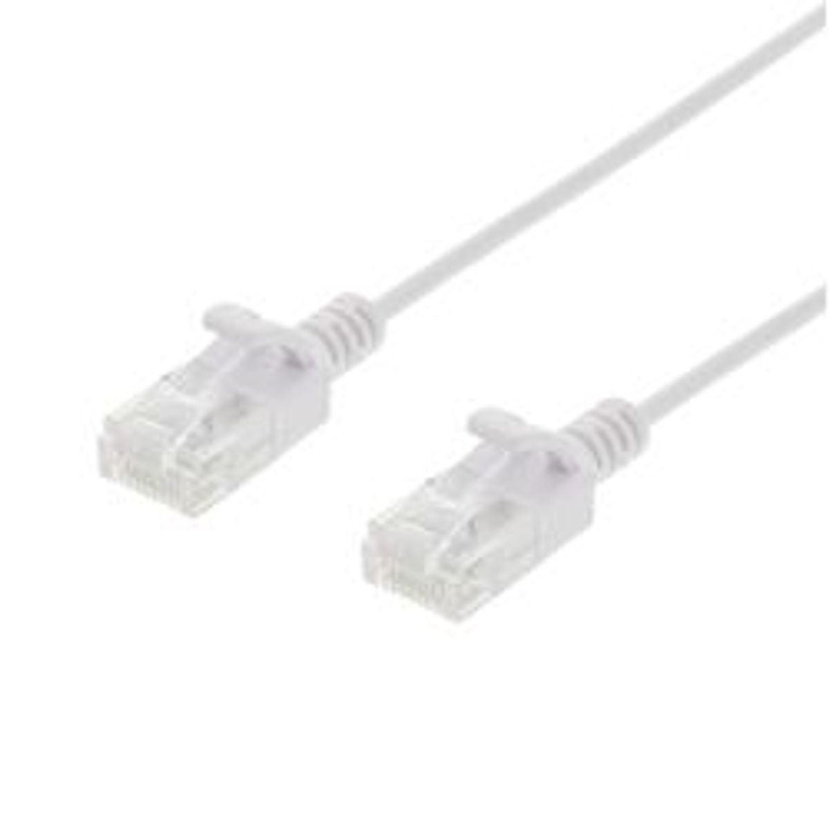 Deltaco U/ftp Cat6 Patch Cable Slim 2.6 Mm 0.5m 500mhz White - Ledning