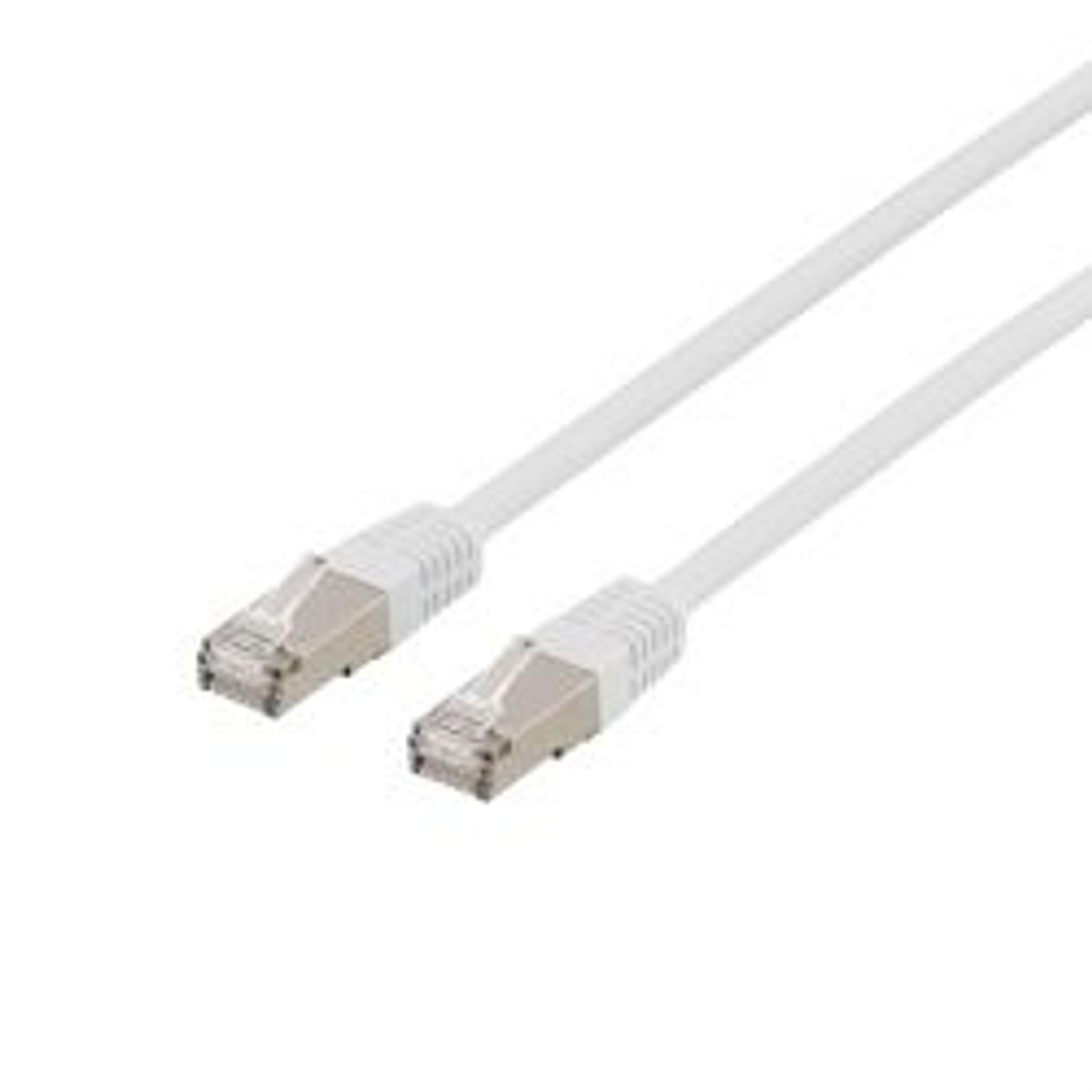 Deltaco U/ftp Cat6a Patch Cable 3m 500mhz Deltacertified Lszh White - Ledning