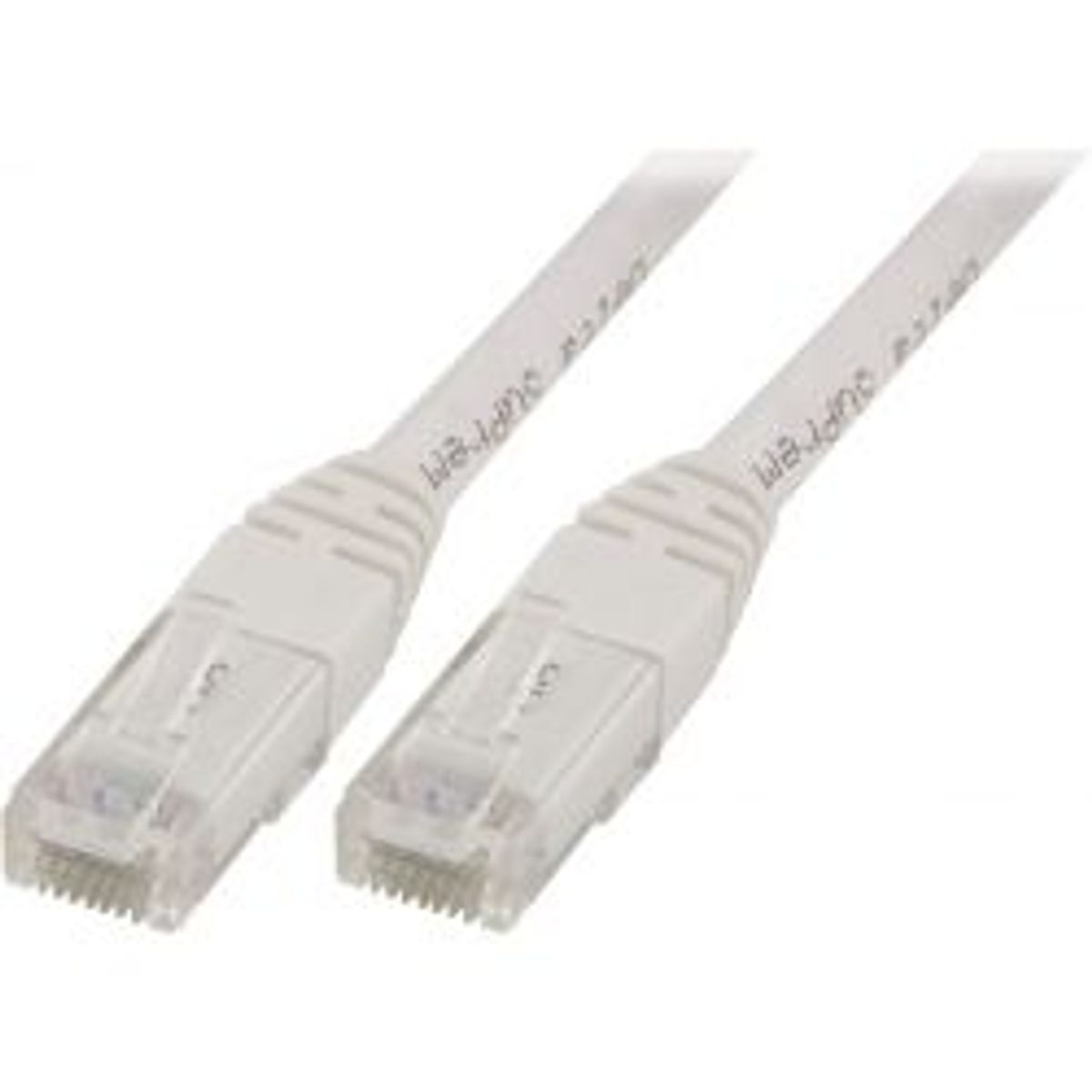 Deltaco U/utp Cat5e Patch Cable 0.5m 100mhz Delta Certified White - Ledning