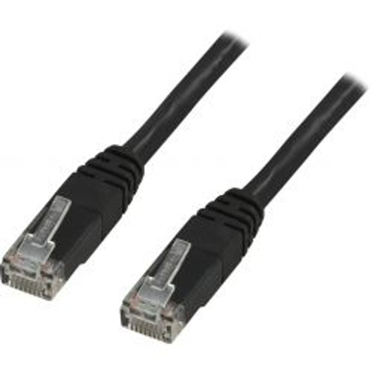 Deltaco U/utp Cat5e Patch Cable 0.5m, Black - Ledning