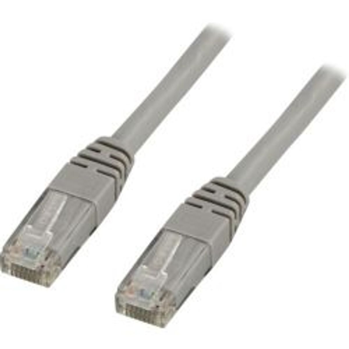 Deltaco U/utp Cat5e Patch Cable 10m, 100mhz, Delta-certified, Grey - Ledning