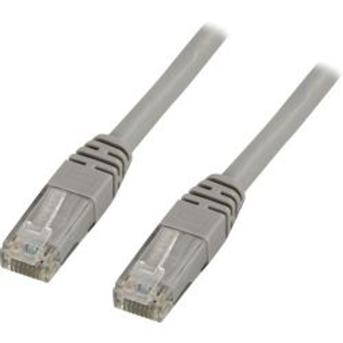 Deltaco U/utp Cat5e Patch Cable 2m, 100mhz, Grey - Ledning