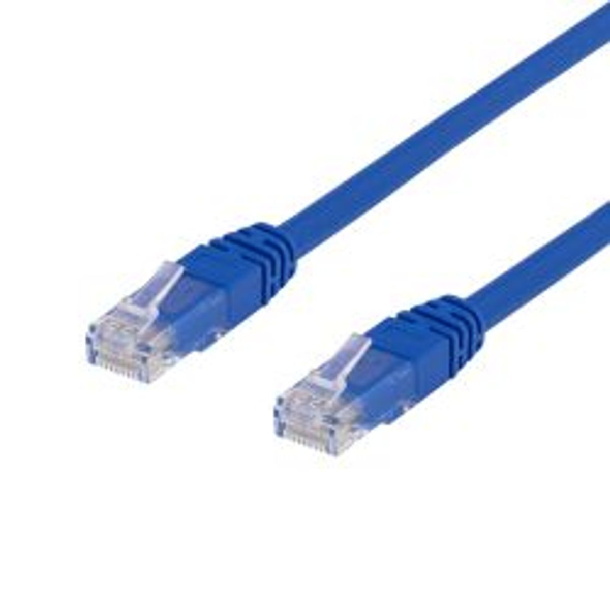 Deltaco U/utp Cat6 Patch Cable 0.75m, Blue - Ledning