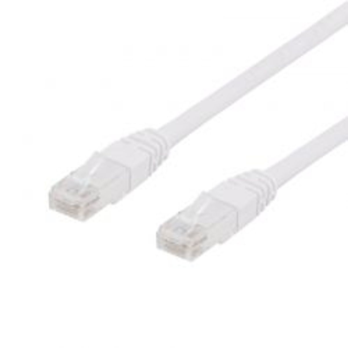 Deltaco U/utp Cat6 Patch Cable, Lszh, 2m, White - Ledning