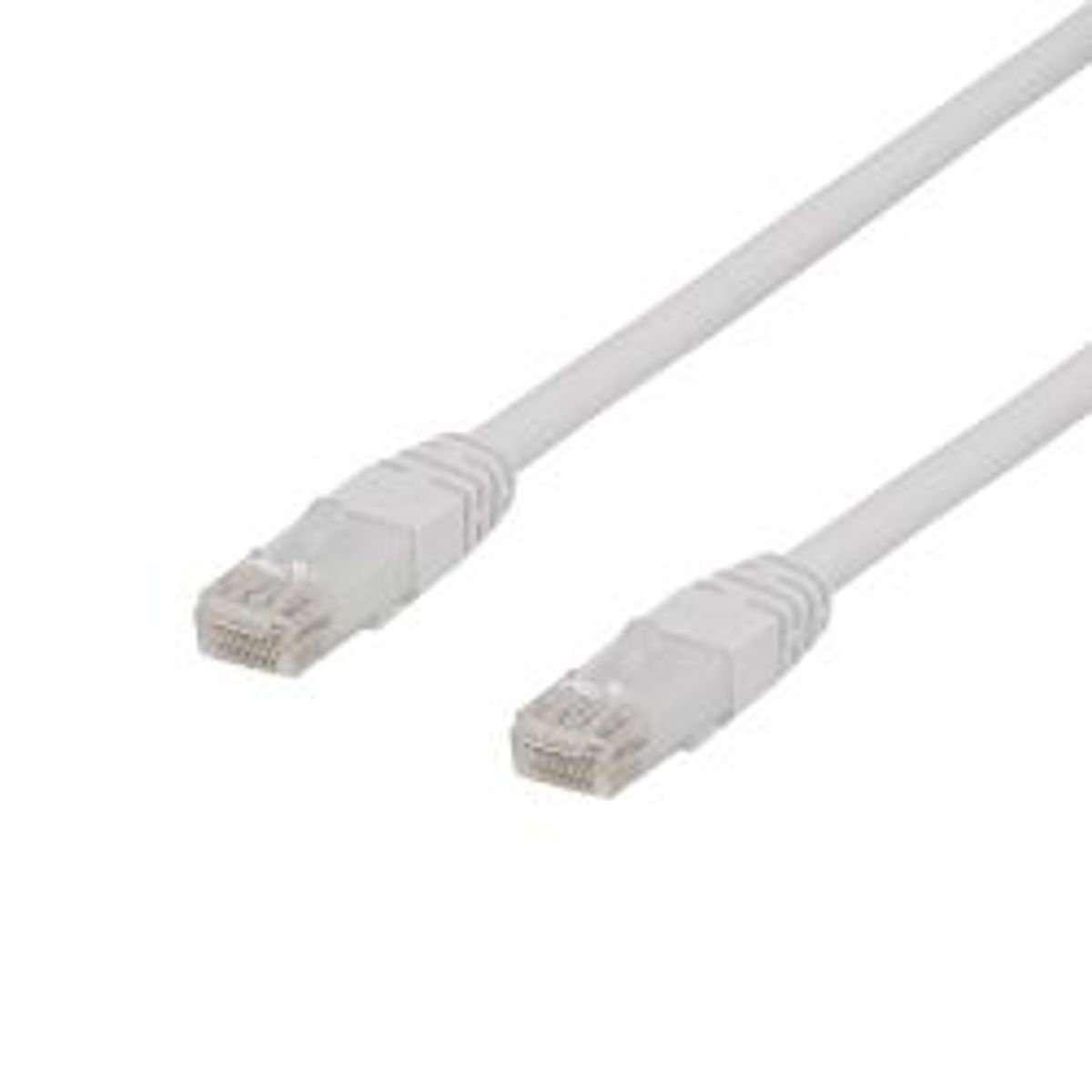 Deltaco U/utp Cat6a Patch Cable, 3m, 500mhz, Lszh, White - Ledning