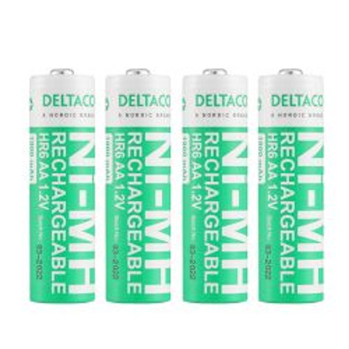 Deltaco Ultimate Nimh Rechargeable Lr6/aa Size 1900mah 4pack (sg) - Batteri