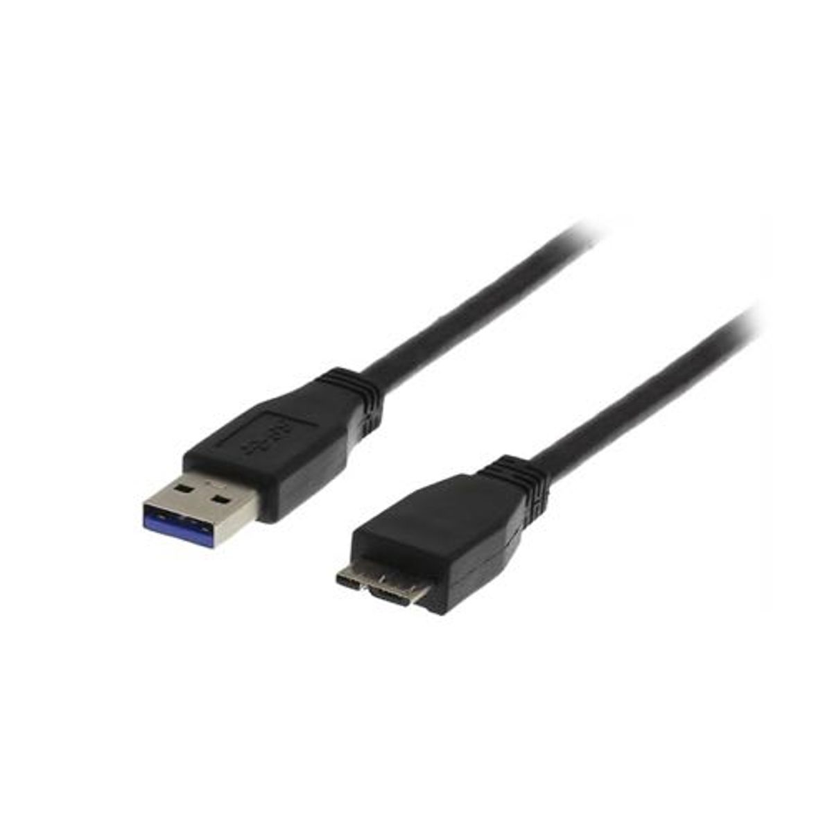 Deltaco - USB 3.0 High Speed kabel (USB-A / USB Mirco-B) (Han-Han) (Sort) - 2,0 m