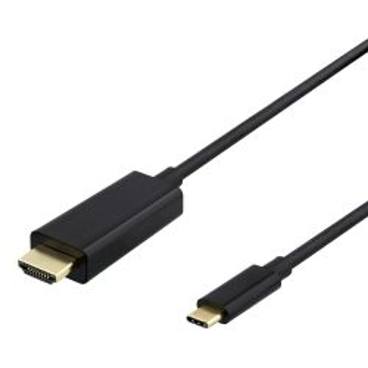 Deltaco Usb-c To Hdmi Cable, 1m, 4k@60hz, Black - Ledning