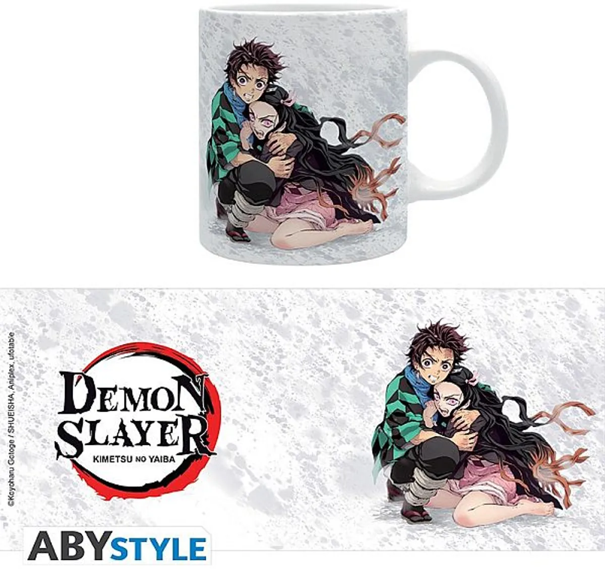 Demon Slayer: Kimetsu no Yaiba -Nezuko Kamado & Tanjiro Kamado (Angry) - Mug 320ml