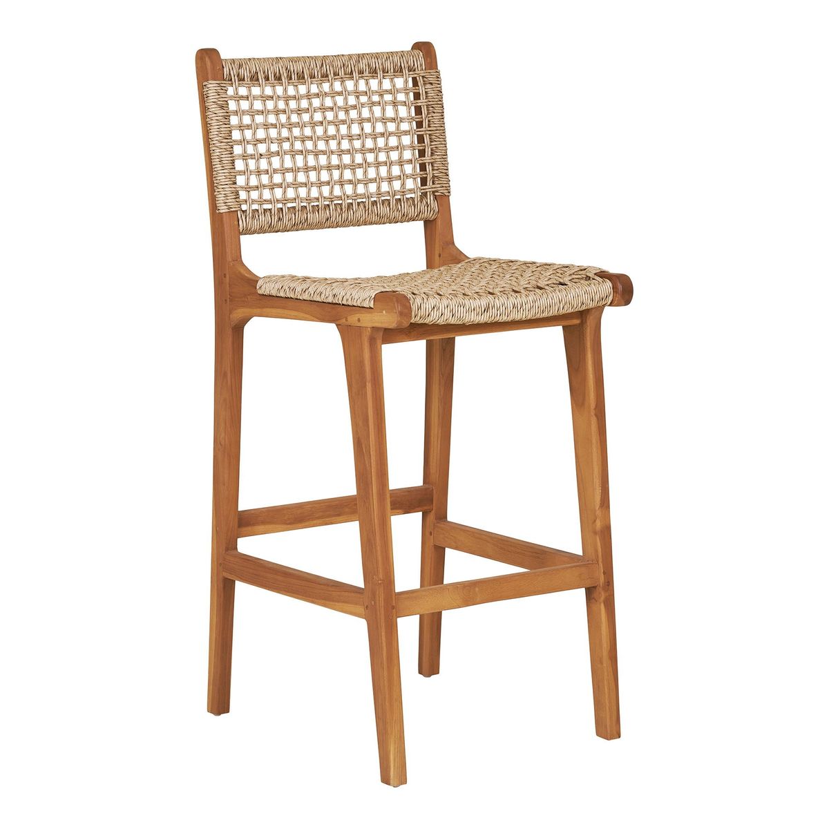 Derby Counterstol - Counterstol, Teak/Polyrattan, Natur